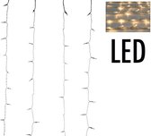 Gordijnverlichting / IJspegel Verlichting / Kerstverlichting Warmwit (100 x 200 cm)