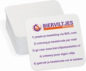 Bierviltjes eigen ontwerp - vierkant - 225 stuks