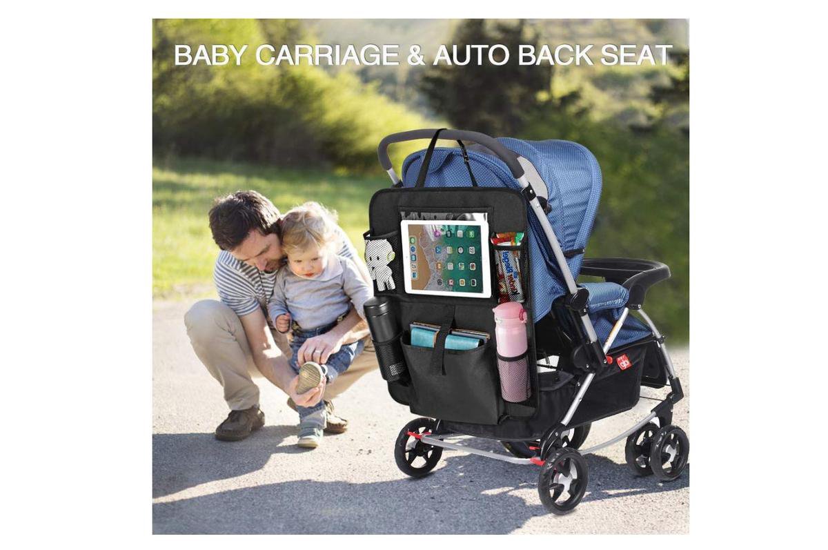 Organisateur de voiture enfant support de tablette siège de voiture buggy 2  pièces