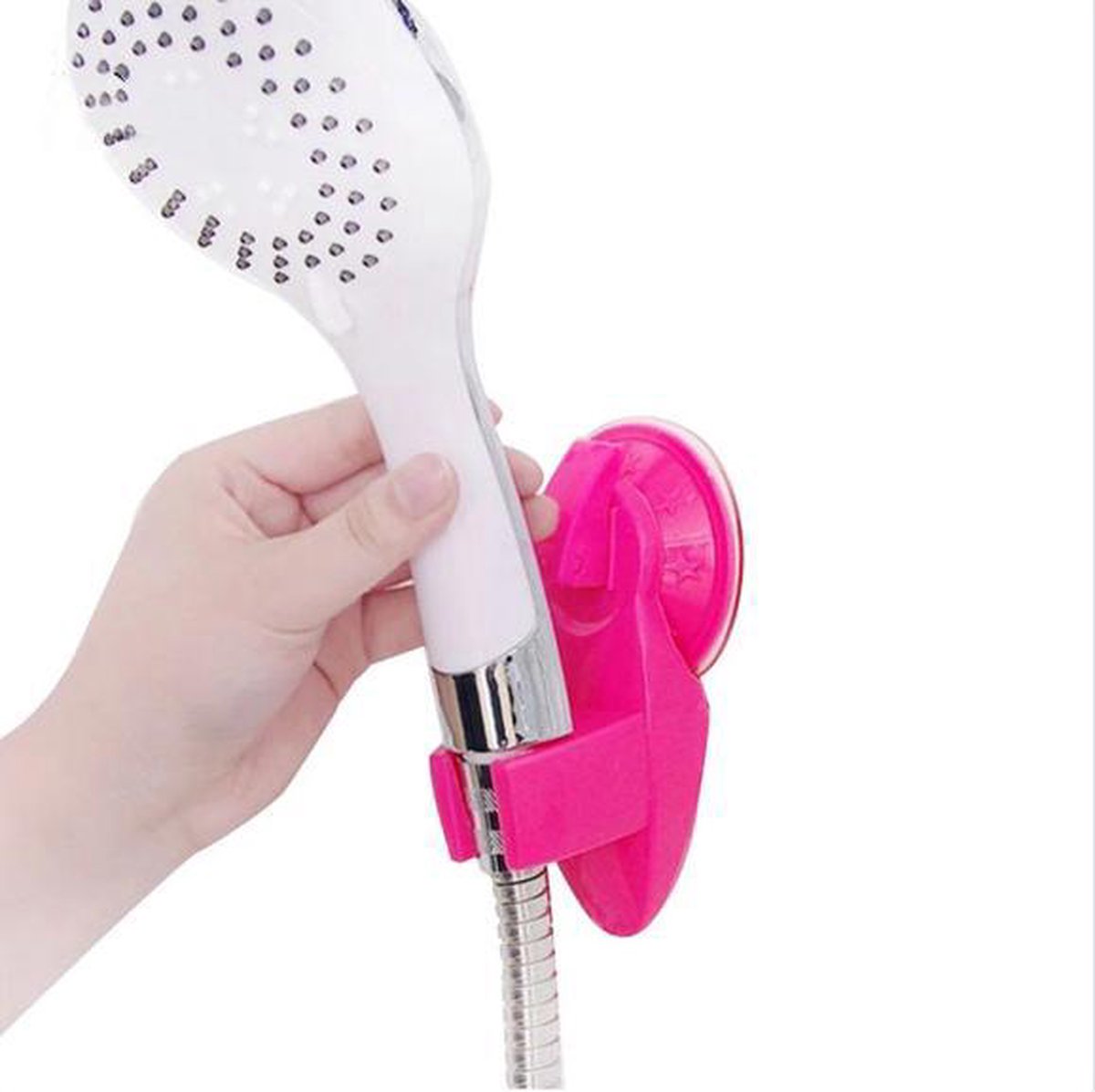 Verstelbare douchekop houder Wit KoopjesAap