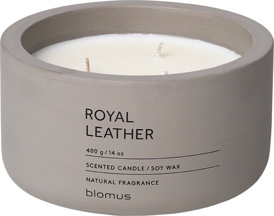 Bougie parfumée Blomus FRAGA Royal Leather (400 grammes) | bol.com