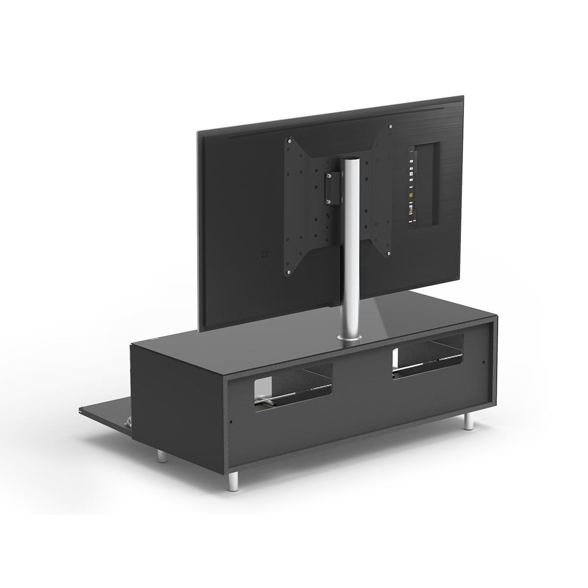 Just-Racks in bol JRL1100T-BG - breed tv-meubel | zwart Spectral 1.10m hoogglans |