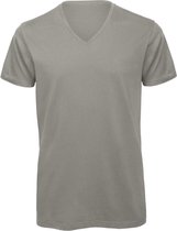 Senvi V-hals T-shirt 5 Pack 100% Katoen (Biologisch) Grijs - S