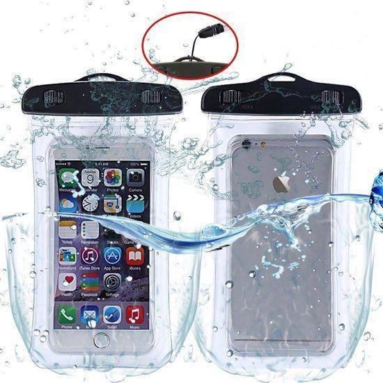 waarom Feat uitstulping Ntech Waterdichte hoesje Pouch Apple iPhone 11 - Transparant | bol.com