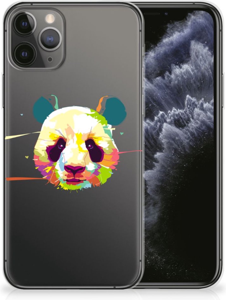 Apple iPhone 11 Pro Telefoonhoesje met Naam Panda Color
