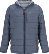 Life-Line Gudauri Heren Fake Down Jas Blauw Melange - 3XL