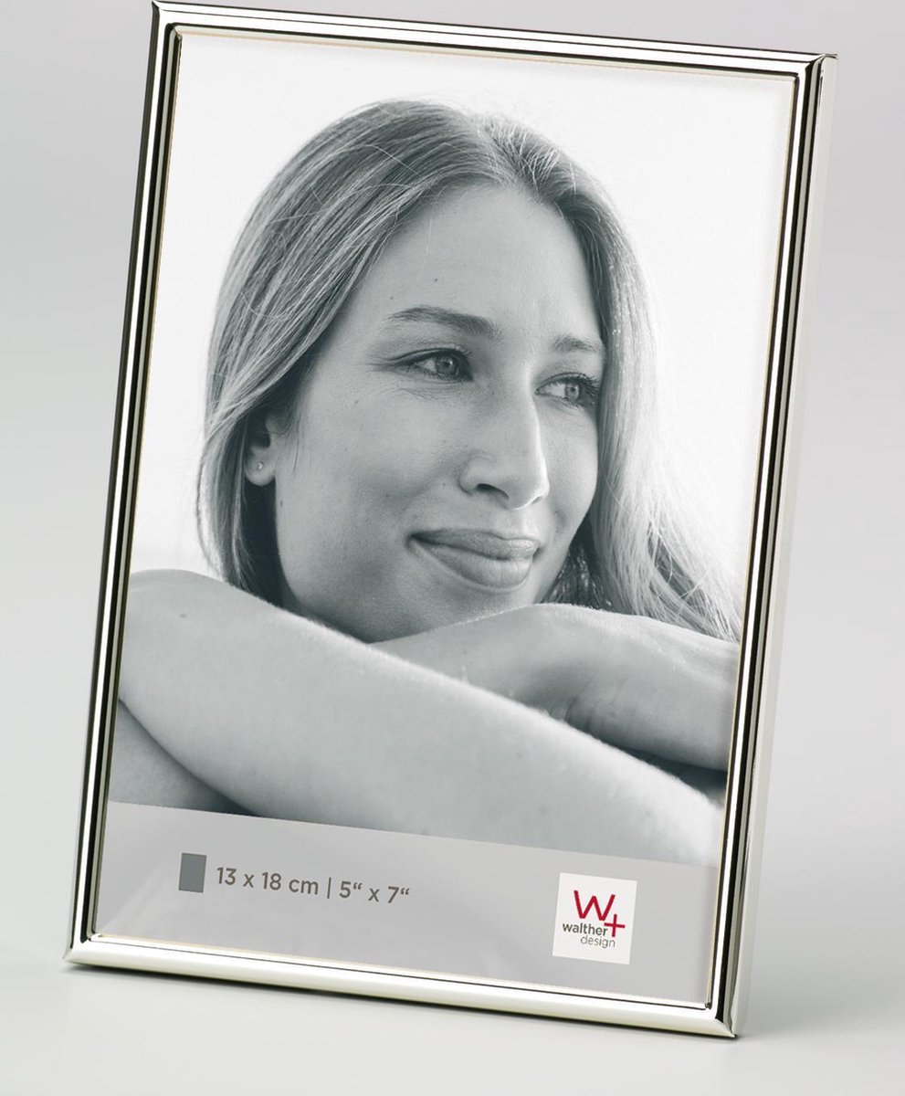 Walther Design Chloe - Fotolijst - Fotoformaat 9 x 13 cm - Zilver