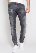 Mezaguz Heren Jeans Grey-Slimfit-Maat W30XL34