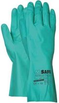 M-Safe Nitrile-Chem 41-200 handschoen XXL/11 M-Safe - Blauw/groen - Nitril - Slip-on - EN 388:2016