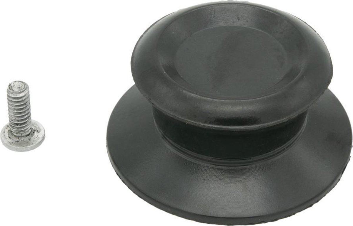 Universele knop pan zwart