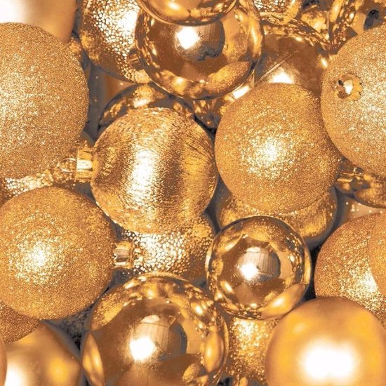 Kerst servetten gouden kerstballen 20 stuks - wegwerpservetten | bol.com