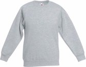 Lichtgrijze katoenmix sweater voor jongens 9-11 jaar (134/146)