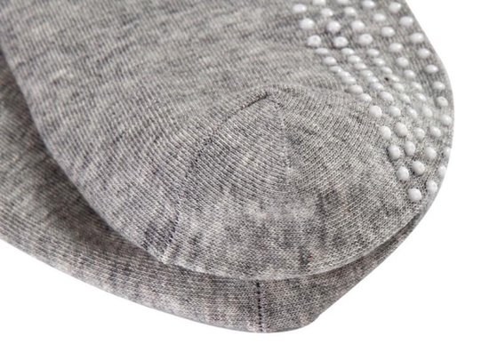 Anti slip yoga sokken grijs - maar ook voor pilates of piloxing! van ToeSox — afbeelding 2