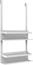 Allibert New Game - support de douche - 35 cm - aluminium laqué blanc mat