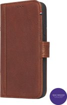 DECODED Detachable Book Case iPhone Xs / X, 2-in-1 Full Grain Leren Wallet-case, Afneembare magnetische cover, Wallet met 3 kaartvakken, Schokbestendig, Flip case voor iPhone Xs /