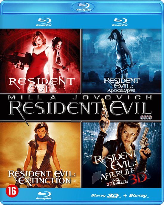 Cover van de film 'Resident Evil 1-4 Boxset'