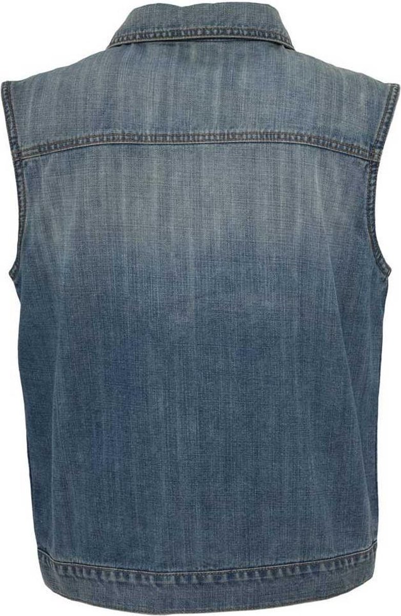 Urban Classics Mouwloos jacket -XL- Basic heren mouwloos Spijkerjas Blauw |  bol.