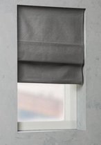 Vouwgordijn Canvas Donkergrijs - 60x190 cm - Per stuk