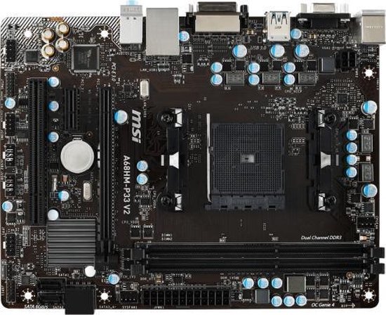 MSI A68HM-P33 V2 moederbord AMD A68H Socket FM2+ micro ATX - MSI