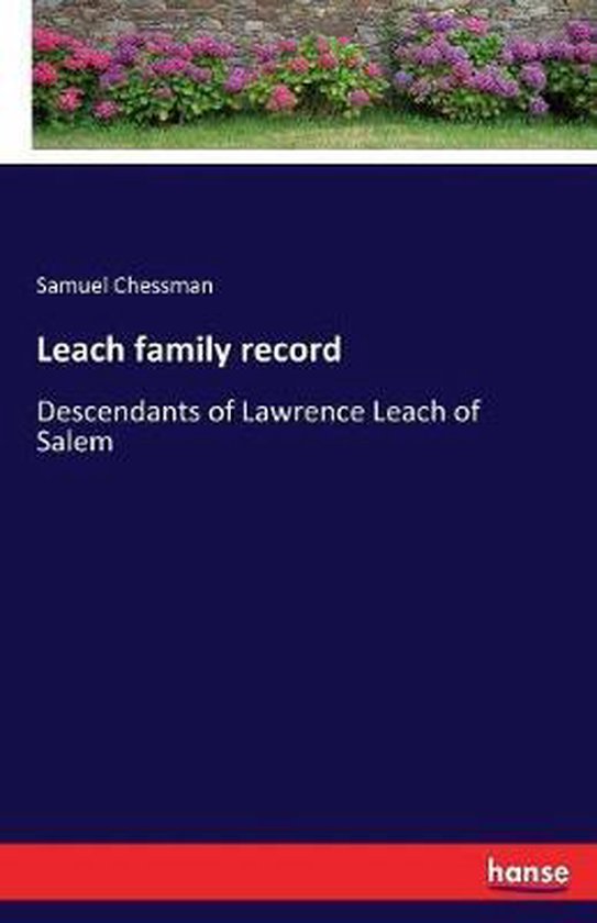 Foto: Leach family record