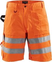 Pantalon de travail court Blaklader 15371804 Short High Vis. Orange NL: 60 BE: 54