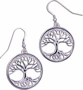 Tree of life zilveren oorbellen | Boom van het leven Zilveren oorbellen