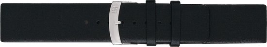 Morellato PMX019LARGE IG horlogebandje - Leer - Zwart - 18 mm