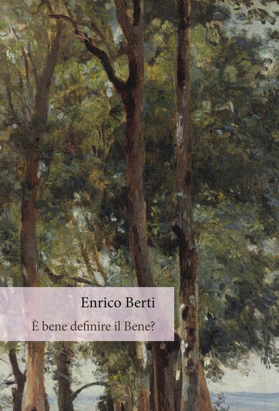 È bene definire il Bene? - cover