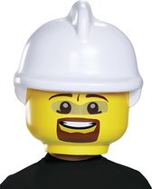 LEGO brandweerman masker voor kinderen - Verkleedmasker