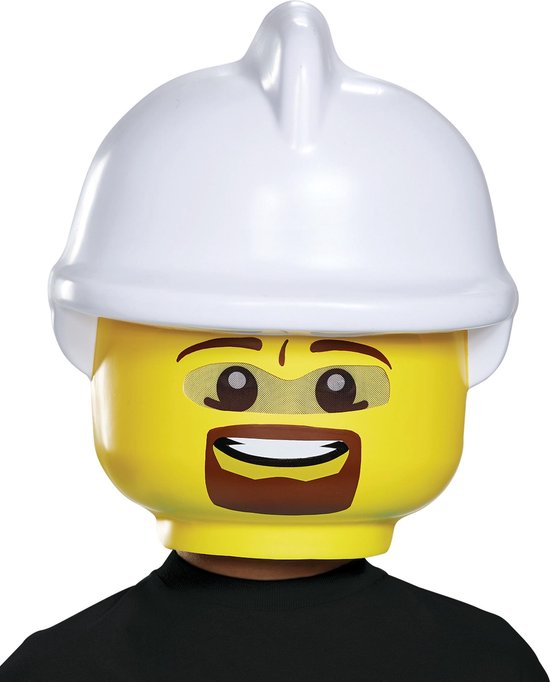 LEGO brandweerman masker voor kinderen - Verkleedmasker | bol.com