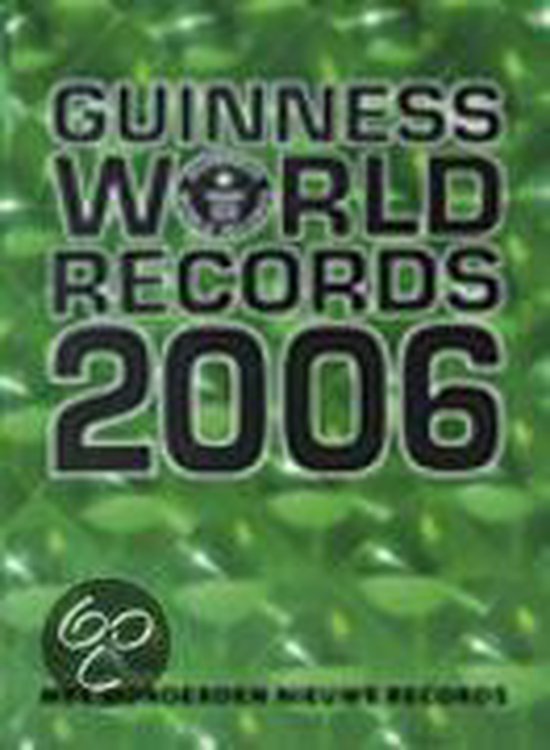 Cover van het boek 'Guinness world records 2006'