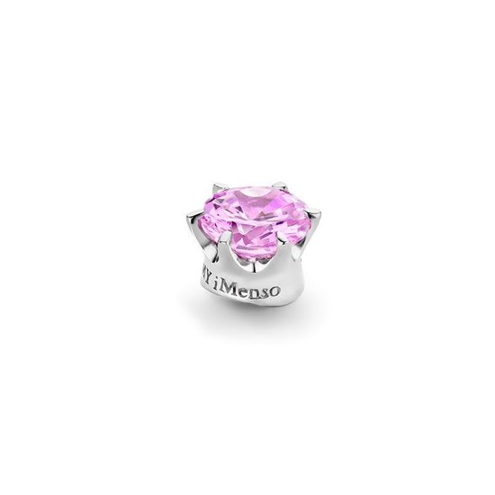 MY iMenso pink Elegance crown for ring 8mm (925/rhod-plated)