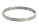Make a wish Stainless steel armband