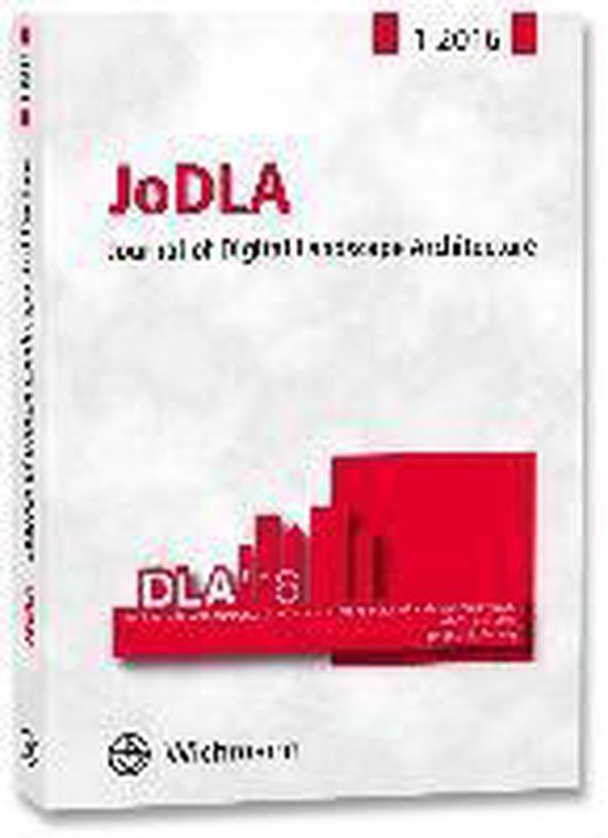 Bol Com Jodla Journal Of Digital Landscape Architecture 1 2016 9783879076123 Boeken