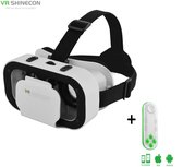 Shinecon® 5.0 Pro For Kids - 3D Virtual Reality Bril IMAX 3D - IOS/Android + Premium VR Controller Neon (Voor Kinderen)