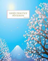 Kanji Practice Notebook-Mount Fuji