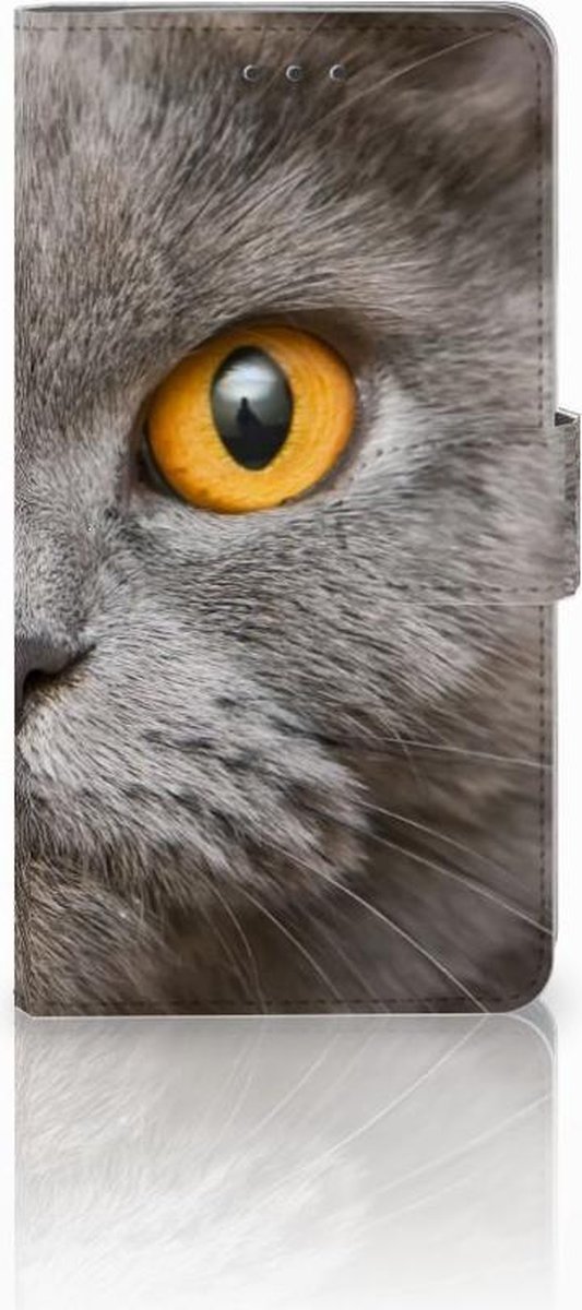 Telefoonhoesje met Pasjes Samsung Galaxy J7 2016 Britse Korthaar