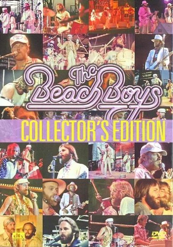 Collage van The Beach Boys live op het podium, met de titel "The Beach Boys Collector's Edition".