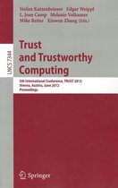 Trust and Trustworthy Computing