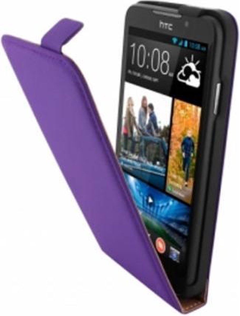 Mobiparts Premium Flip Case HTC Desire 516 Purple