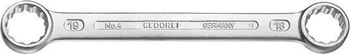 Dubbele ringsleutels DIN837-B 24x27mm GEDORE