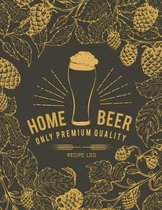 Home Beer Only Premium Quality Recipe Log