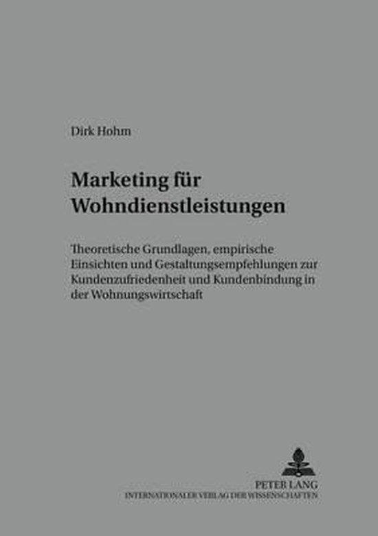 Marketing für Wohndienstleistungen - cover