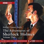 Illustratie van Sherlock Holmes met een kaars. De Adventures of Sherlock Holmes Volume Two. BBC Audio.