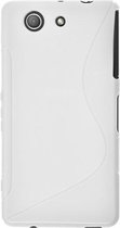 Sony Xperia M5 Silicone Case s-style hoesje Wit