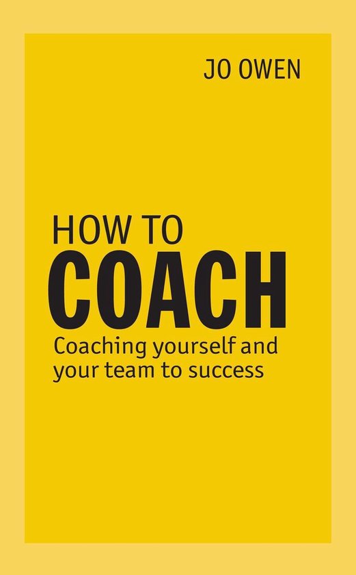 How to Coach - cover