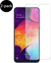 Samsung Galaxy A30 Screenprotector Tempered Glass Glas - 2 PACK