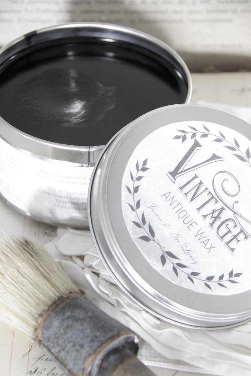 Antique Wax - Vintage Paint - Jeanne d'Arc Living -'Black'- 300 ml
