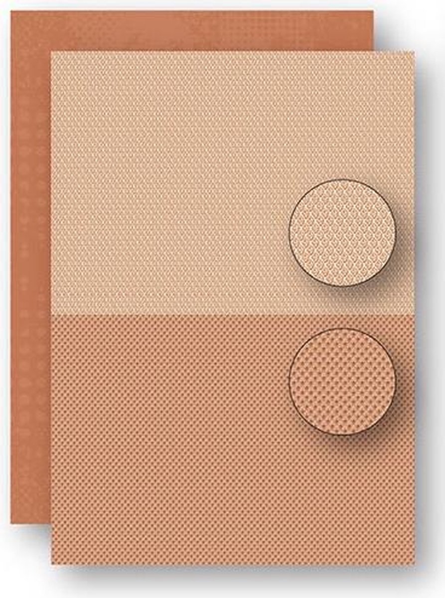 NEVA073 Nellie Snellen - A4 knutselpapier kaarten scrapbook - pakket met 5 vellen achtergrond papier Afrika print-3 - achtergrondvellen