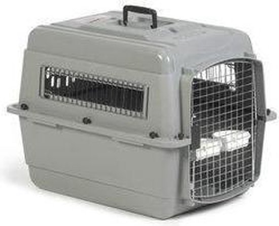 Skykennel Nr. 2. Afmeting: 71x52x54cm. Kleur: Grijs.